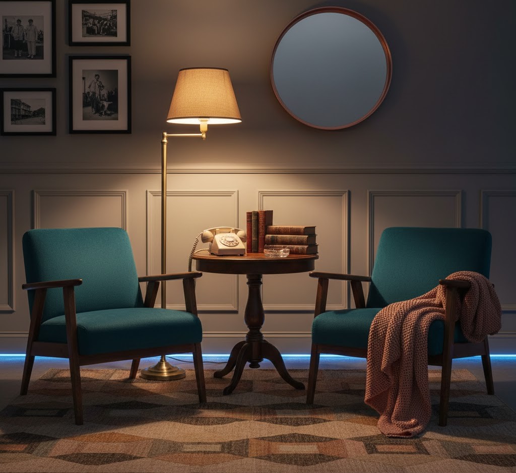 Vintage furniture pieces